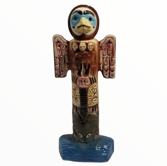 Ezra Brooks Other 973 Ezra Brooks Totem Pole Liquor Decanter Poshmark